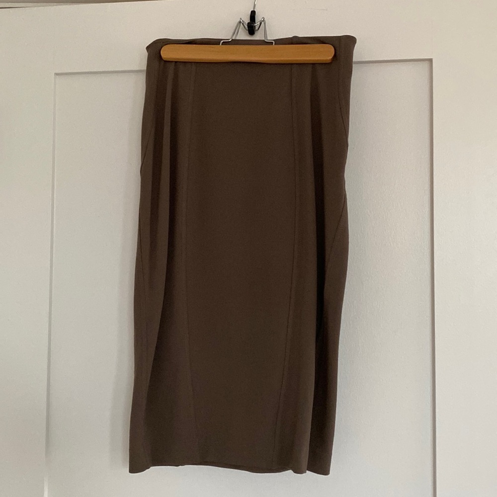 Brown pencil skirt from express